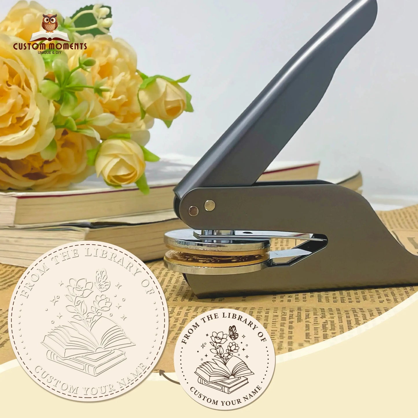 Personal Book Embosser ❤️The perfect gift for your friends❤️