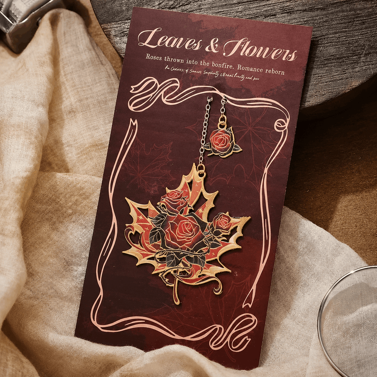 Maple Leaf Metal Bookmark Custom Moments™