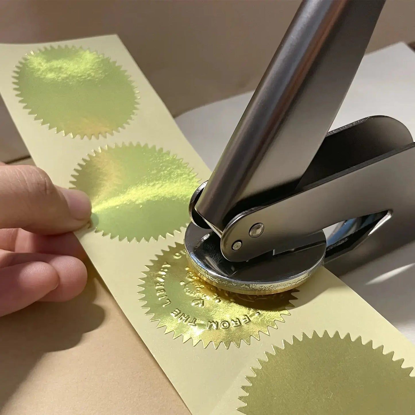 Embossing stamp for book lovers
