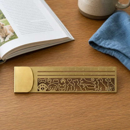 3-in-1 Metal Bookmark Ruler Custom Moments™