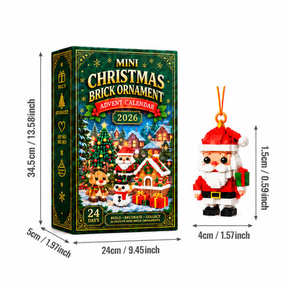 24-Day Christmas Mini Building Block Advent Calendar Custom Moments™