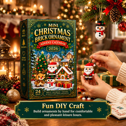 24-Day Christmas Mini Building Block Advent Calendar Custom Moments™