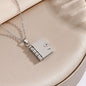Book Necklace - Personalized Opening Book Pendant Necklace Custom Moments