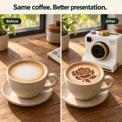 Coffee Art Printer Custom Moments™