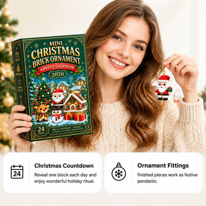 24-Day Christmas Mini Building Block Advent Calendar Custom Moments™