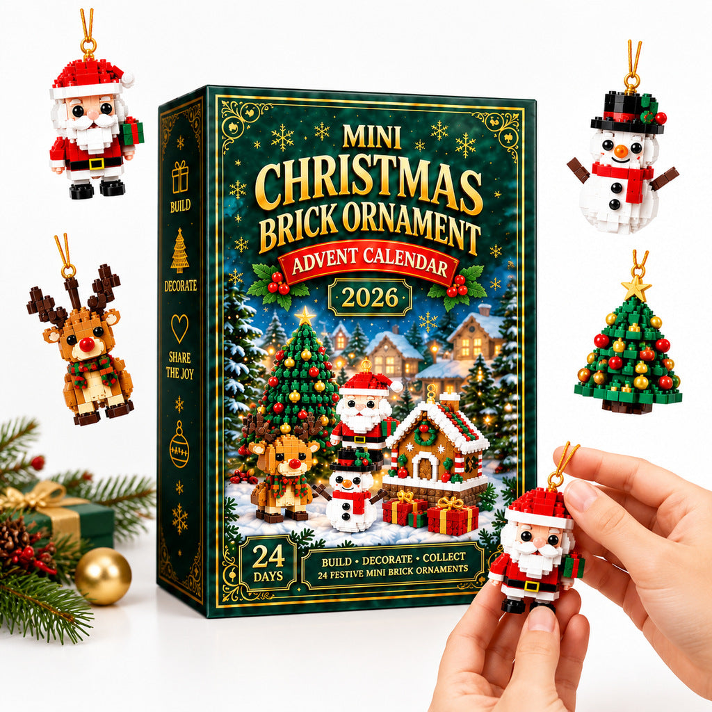 24-Day Christmas Mini Building Block Advent Calendar Custom Moments™