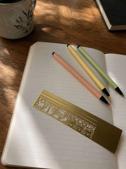 3-in-1 Metal Bookmark Ruler Custom Moments™