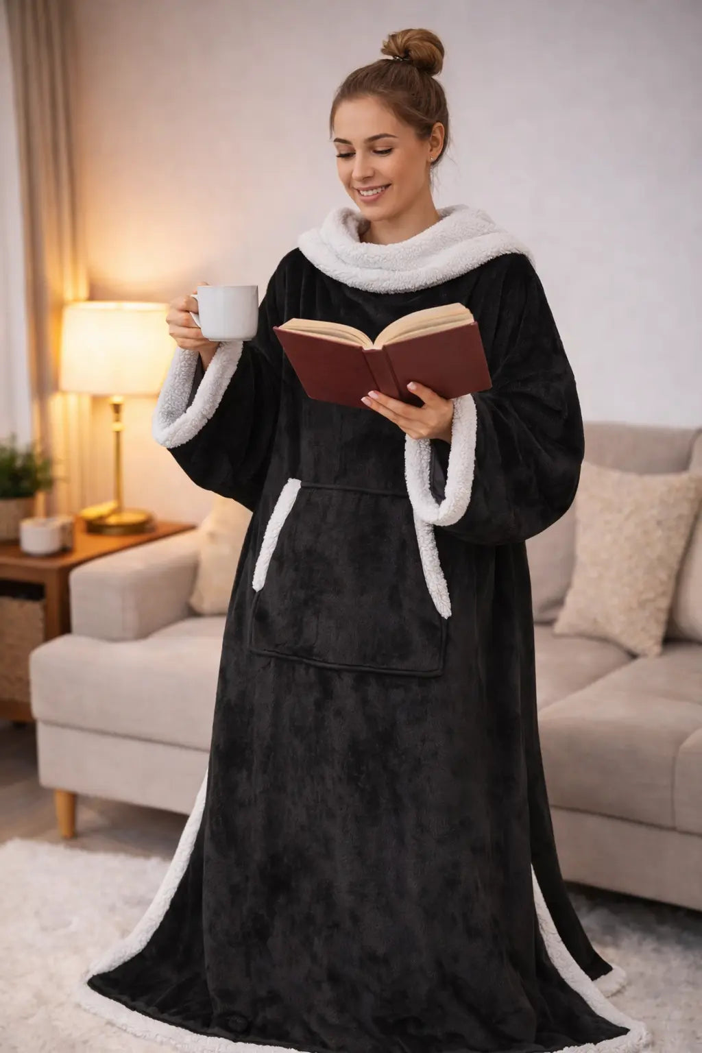 Reading Blanket with Sleeves Custom Moments™