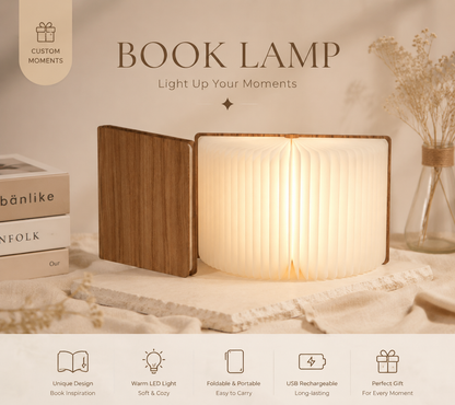 Customize book lamp Custom Moments™