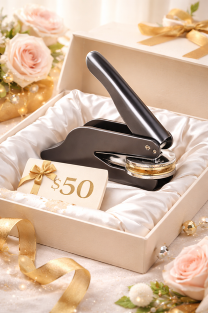 $50 Custom Book Embosser Gift Card Custom Moments™