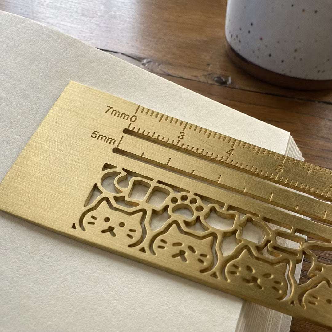 3-in-1 Metal Bookmark Ruler Custom Moments™