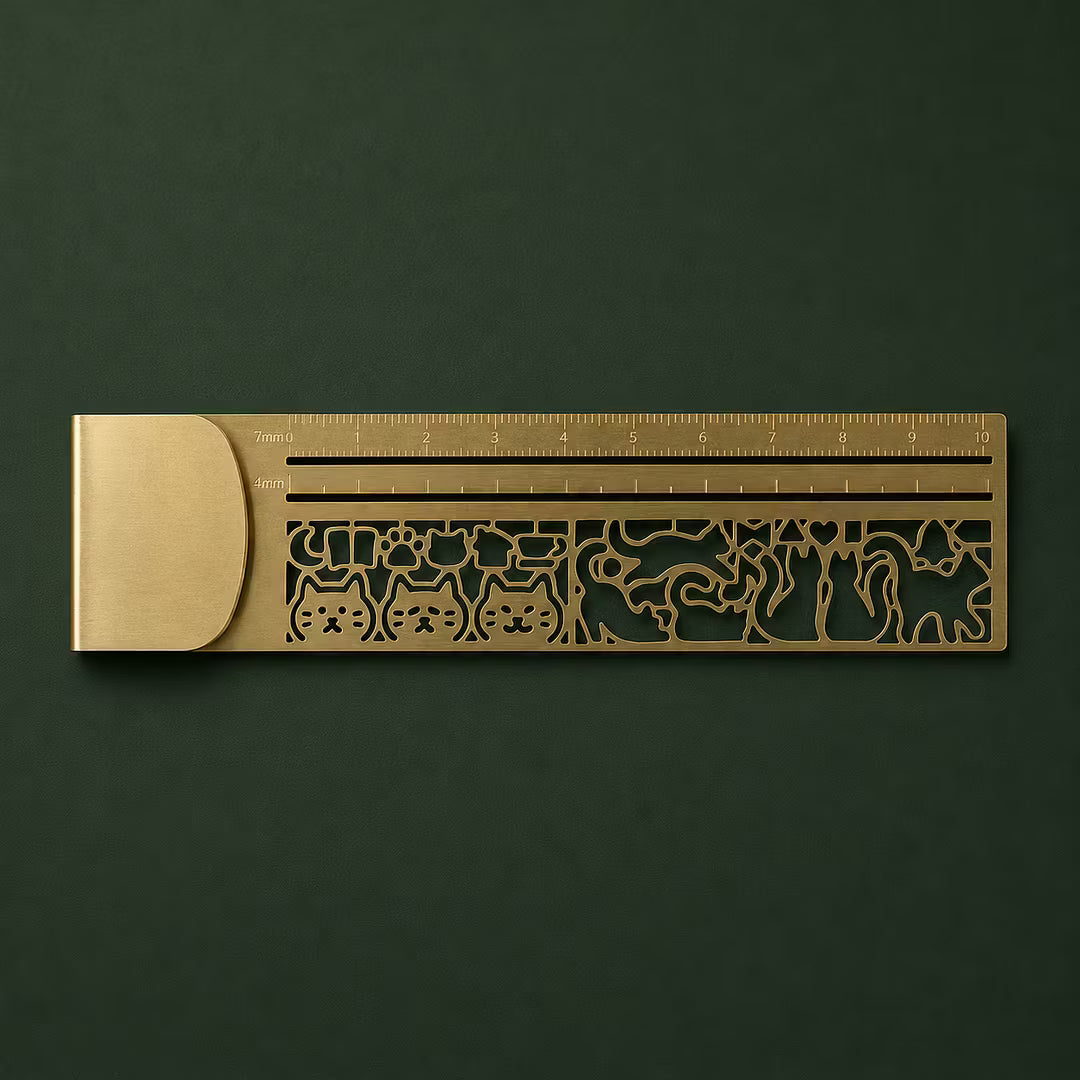 3-in-1 Metal Bookmark Ruler Custom Moments™