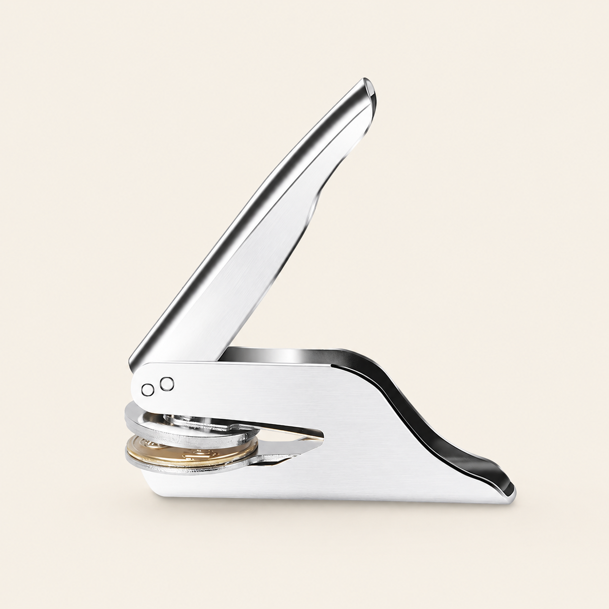 Custom Book Embosser – Personalized Library Stamp | Glossy Silver Custom Moments™
