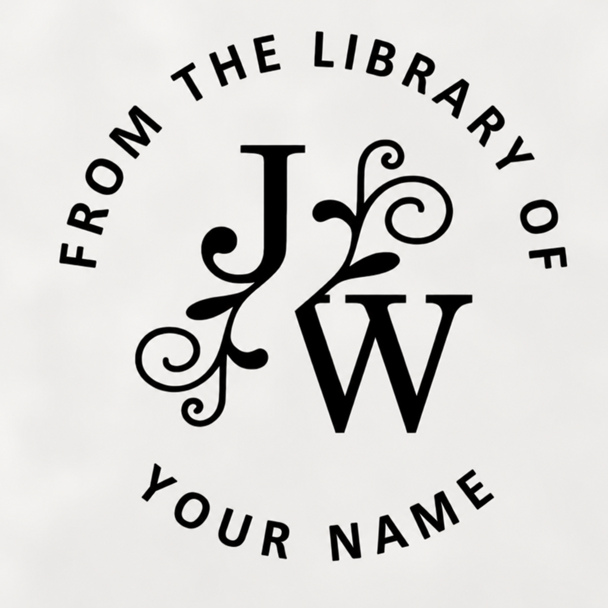 JW Initials Embosser