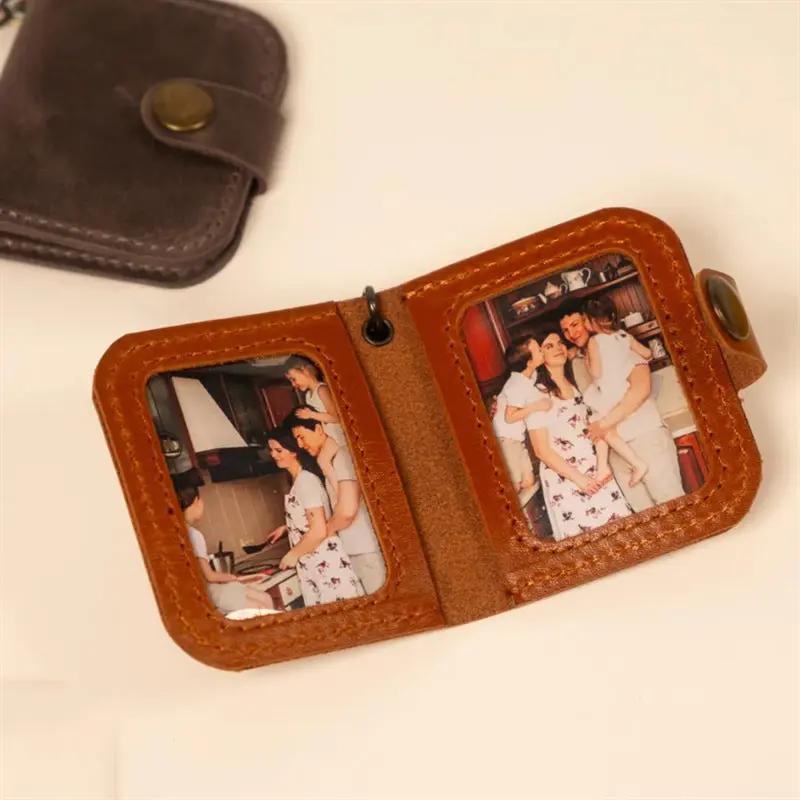 Leather photo keychain Custom Moments™