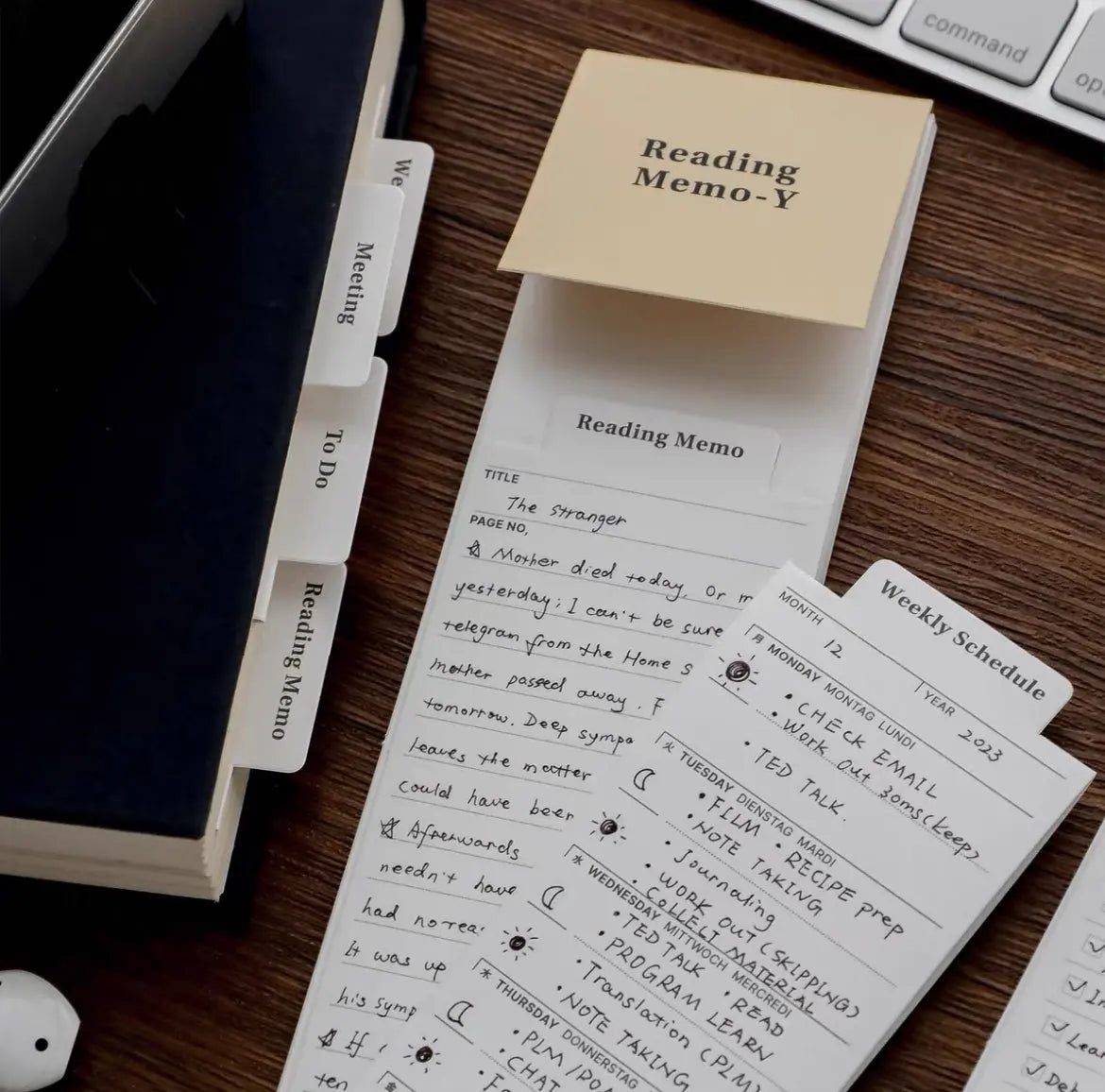 📖 Reading Memo | 2 packs of 48 sheets Custom Moments™