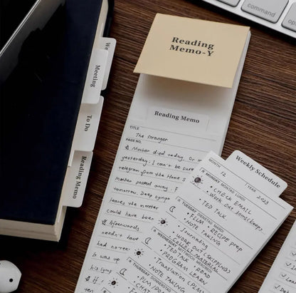 📖 Reading Memo | 2 packs of 48 sheets Custom Moments™