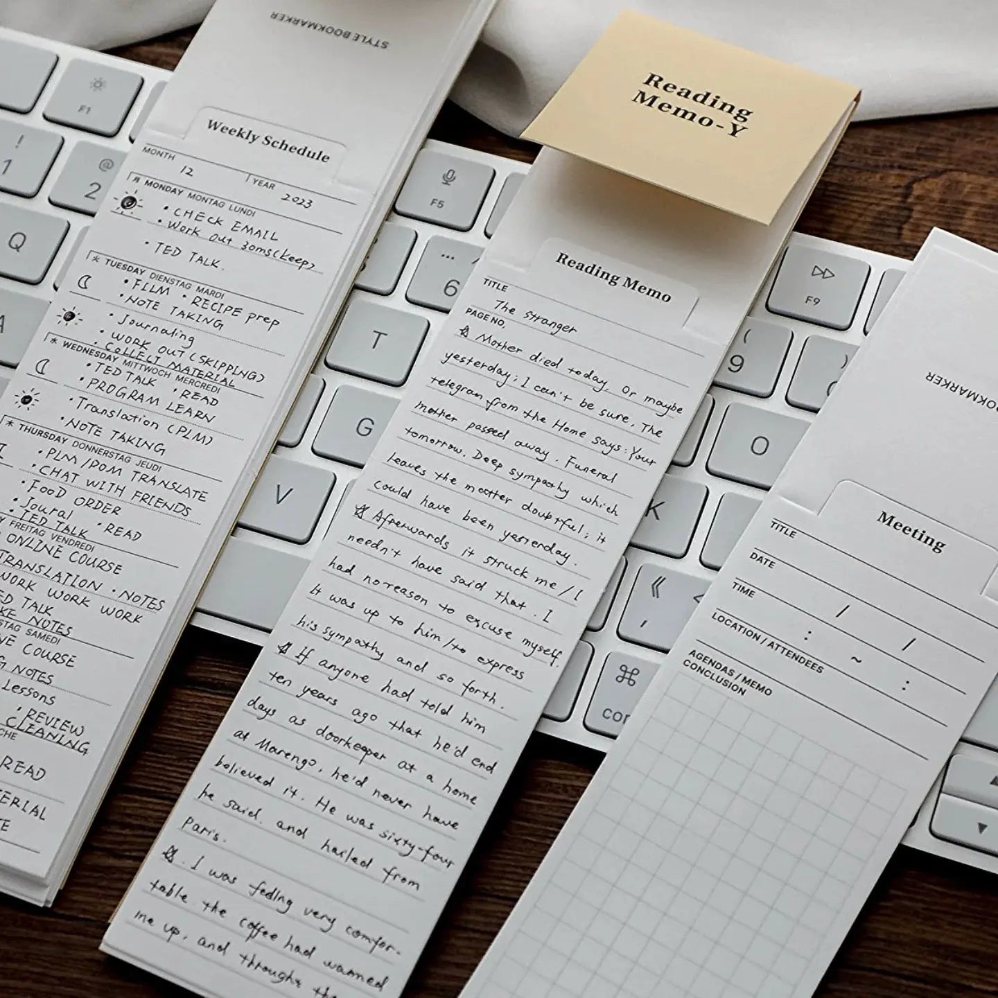 📖 Reading Memo | 2 packs of 48 sheets Custom Moments™