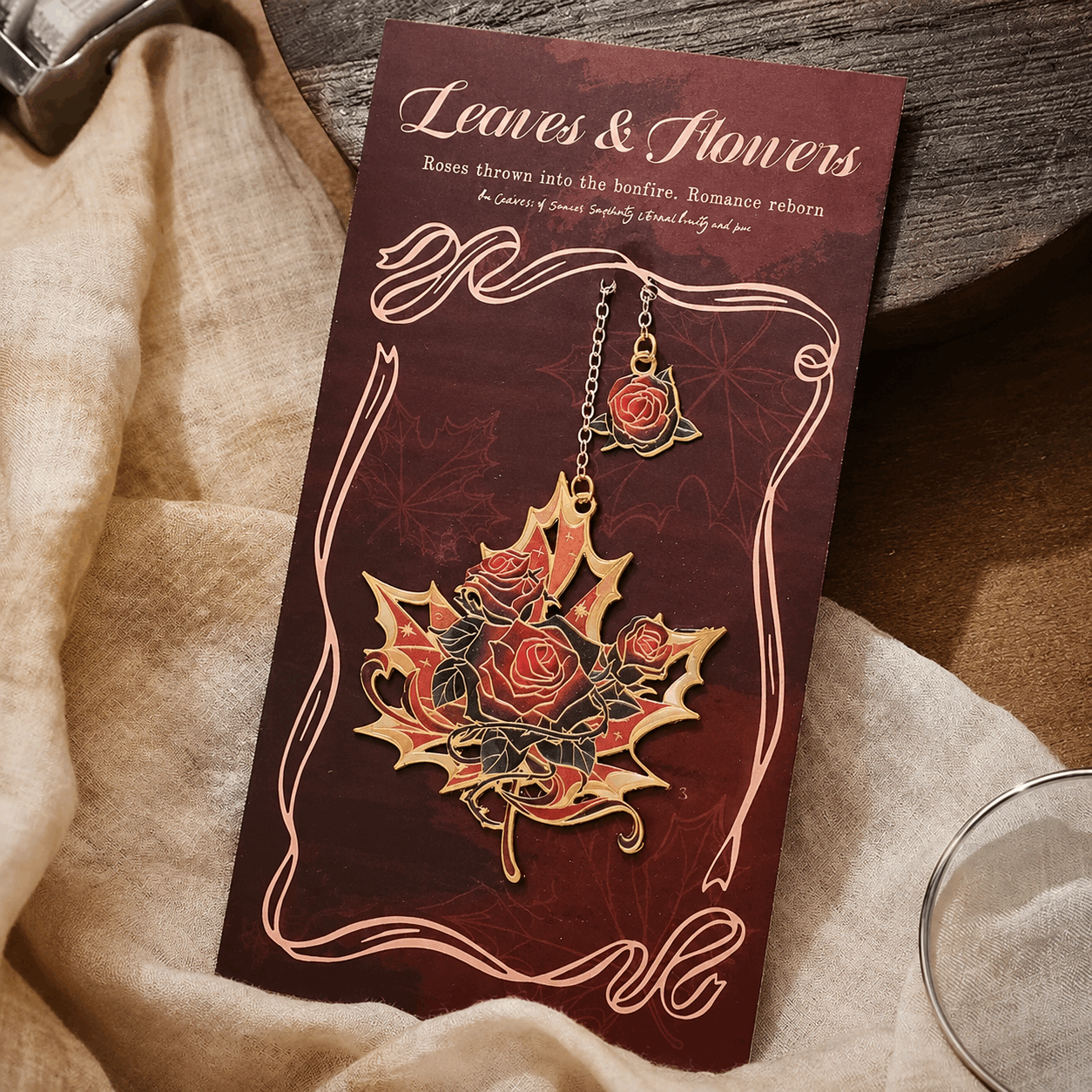 Maple Leaf Metal Bookmark Custom Moments™